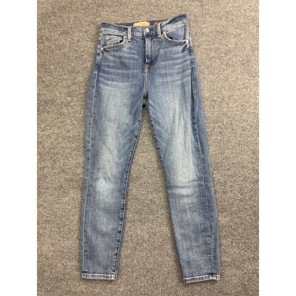 7‎ For All Mankind Aubrey Jeans Women's 26 Light Blue Blair Authentic Tapered